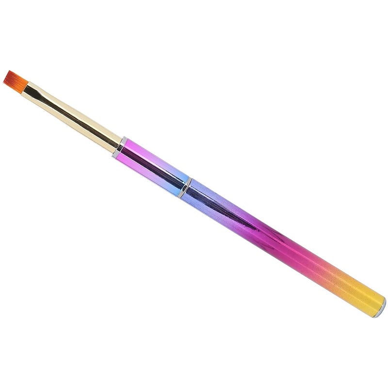 Professional Nail Art Brush Set 3 Pack Flat Pen For DIY Salon Quality Face Body Painting - Image 2